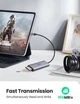 USB-хаб UGREEN CM511 6-in-1 USB Type-C to 3xUSB 3.0 + HDMI Multifunction Adapter Space Gray (6957303863839) - зображення 3