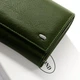 Женский кожаный кошелек с визитницей Dr.Bond W1046 dark-green - изображение 3