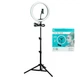 Кольцевая Лампа Ring Fill Light QX-300 30 см на штативе (2,1м) с держателем для телефона, лампа блогера, Лед лампа - изображение 6