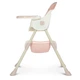 Стульчик для кормления Bambi M 4136-2 Pink чехол экокожа, устойчивый, складной, корзина для игрушек - изображение 4
