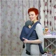 Слінг-шарф HOPPEDIZ Jacquard Chicago Blue 4,6 м (105248) - зображення 3