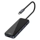 HUB адаптер Type-C XO 5в1 (HDMI / USB3.0*3 / PD Fast charge / PD date read ) HUB002 (HUB002) - изображение 1