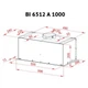 Вытяжка кухонная Perfelli BI 6512 A 1000 BL LED - изображение 6