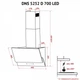 Кухонна витяжка Perfelli DNS 5252 D 700 SG LED - зображення 4
