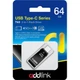 USB флеш накопитель AddLink 64GB T65 Black USB 3.1/Type-C (ad64GBT65G3) - изображение 3