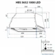 Вытяжка кухонная Minola HBS 5652 I 1000 LED - изображение 9