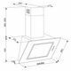 Вытяжка кухонная Eleyus Venera A 1200 LED SMD 60 BG (VeneraA1200LEDSMD60BG) - изображение 8