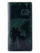 Шкіряний гаманець Hi Art WP-02 Crystal Green 7 wonders of the world Зелений - зображення 1