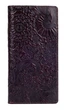 Кожаный бумажник Hi Art WP-02 Crystal Brown Silk Mehendi Art Коричневый - изображение 1