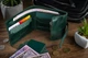 Кожаный бумажник Hi Art WP-07br Crystal Green Зелёный - изображение 8