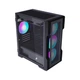 Корпус 1stPlayer T3-4F1-BK Black без БП - изображение 2