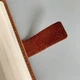 Блокнот в кожаной обложке Thin формат А5 Рыжий - изображение 6
