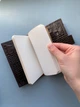 Блокнот в кожаной обложке Thin формат А6 Коричневый с тиснением рептилия - изображение 3