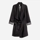 Тренч женский H&M 0320686-4 34 Черное (hm2000001674819_CA2000000852690_KC100000009144_KAY2000000852690) - изображение 2