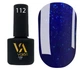 Гель-лак Valeri color №112 Темно-синий с синими блестками, 6 мл - изображение 1