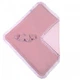 Конверт-ковдра для новонароджених Baby Veres Velour lace Dusty rose 80х80 см 125.06.05 - зображення 2