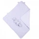 Конверт-ковдра з капюшоном Baby Veres Velour grey melange 80х80 см - зображення 2