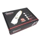 Машинка для стрижки волос Geemy GM-6001 Professional White беспроводная аккумуляторная 3 Вт титановый и керамический ножи 4 насадки + запасной аккумулятор (49025) - изображение 10