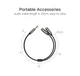 Кабель UGREEN AV123 3.5mm Male to 2x3.5mm Female 20cm Black (10532) - зображення 5