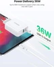 Мережевий зарядний пристрій UGREEN CD170 USB-C PD2.0/USB-A QC3.0 36W White (60468) - зображення 3