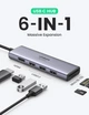 USB-хаб UGREEN CM511 USB-C to 3xUSB 3.0 + HDMI 4K@60Hz + SD/TF Space Gray (60383) - зображення 2