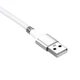 Data-кабель E-Cable Magnetic Absorption Micro-USB 1 м White - зображення 5