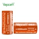 Аккумулятор 32700 LiFePO4 (LFP) Vapcell G62 (IFR32700), 6200mAh, 30A, 3.65/3.2/2.0V, Orange - зображення 4