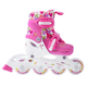 Ролики коньки 2в1 SMJ sport Pink Hearts размер 30-33 (smj102) - изображение 1