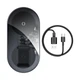 БЗУ Baseus Simple 2in1 Wireless Charger Pro Edition For Phones+Pod (1-00810) - зображення 1