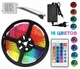 Светодиодная лента 5050 SMD 12V Белый 5 метров/бухта RGB в комплекте с пультом и блоком питания 5м Autoexpect (45222) - изображение 1