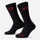 Набор мужских носков высоких хлопковых Nike U Jordan Essential Crew DA5718-011 46-50 3 пары Черный/Красный (194958592790) - изображение 3