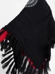 Пончо Desigual 19WAIF10-2000 U Черное с принтом (8434486869875) - изображение 6