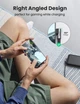 Кабель UGREEN Type-C - Type-C 90° Cable Aluminum Braid 2м 3А 60W Gray / Black (70531) - зображення 7