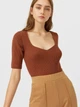 Топ женский Stradivarius XAZ283805VEJD L Коричневый (DD8000005234754) - изображение 1