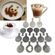 Трафареты для кофе Coffe Stencils 16 шт (16 PP) - изображение 4