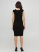 Ділова сукня однотонна Jessica Wright EB-9369 L (73228L) Чорний - зображення 2