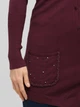 Демисезонный кардиган Mara Carol 26083PRUGMA M (5864M) Бордовый - изображение 4