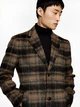 Пальто Topman 64D23UBRN L (94117L) Клетка - изображение 3