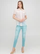 Демисезонные зауженные, укороченные джинсы Desigual 73P2JC9 XS (79290XS) Бирюзовый - изображение 1