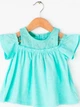 Блуза Benetton 3Z01C142R 100 cm (87602100cm) Бірюзовий - зображення 1
