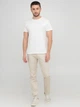 Кэжуал демисезонные прямые брюки Jack & Jones 216214017 M (80354M) Молочный - изображение 1