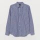 Рубашка H&M 781758 S Голубая (KAY2000001312834) - изображение 1