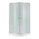 Душевая кабина Lidz Latwa SC90x90.SAT.LOW.FR, стекло Frost 4 мм + Lidz Душевой поддон KAPIELKA ST90x90x15 - изображение 1