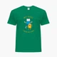 Детская футболка Время Приключений Финн и Джейк пес (Adventure Time Finn & Jake the dog) (25186-1579) 158-164 см Хлопок Зеленый - изображение 1