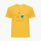 Детская футболка Время Приключений Финн и Джейк пес (Adventure Time Finn & Jake the dog) (25186-1580) 122-128 см Хлопок Желтый - изображение 1