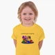 Детская футболка для девочек Амонг Ас (Among Us) (25186-2427-17) 146-152 см Хлопок Желтый - изображение 3