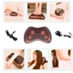 Массажная подушка Car and Home Massage Pillow 8 роликов массажер для головы и шеи в машину массаж против болей - изображение 8
