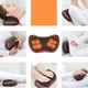 Массажная подушка Car and Home Massage Pillow 8 роликов массажер для головы и шеи в машину массаж против болей - изображение 10