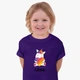 Дитяча футболка для дівчаток Лайк Єдиноріг (Likee Unicorn) (25186-1037-23) 146-152 см Бавовна Фіолетовий - зображення 3