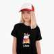 Дитяча футболка для дівчаток Лайк Єдиноріг (Likee Unicorn) (25186-1037-8) 104-110 см Бавовна Чорний - зображення 3